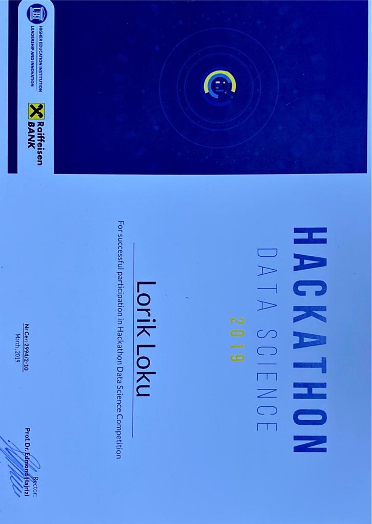 Certificate One