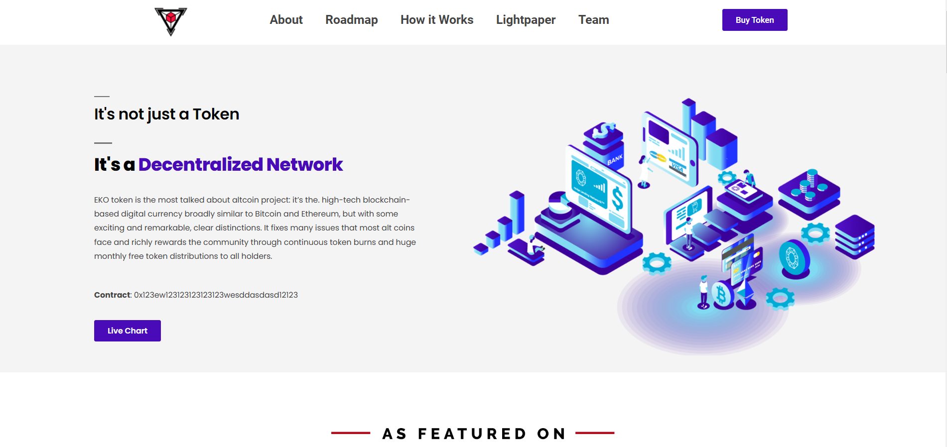 Wordpress Crypto Website