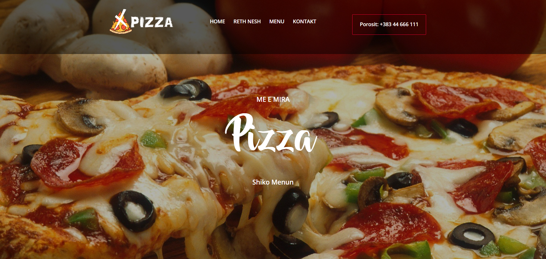 PHP Pizza Website